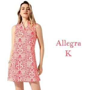 Allegra K Shift Dress NWT 22"p2p  36"length